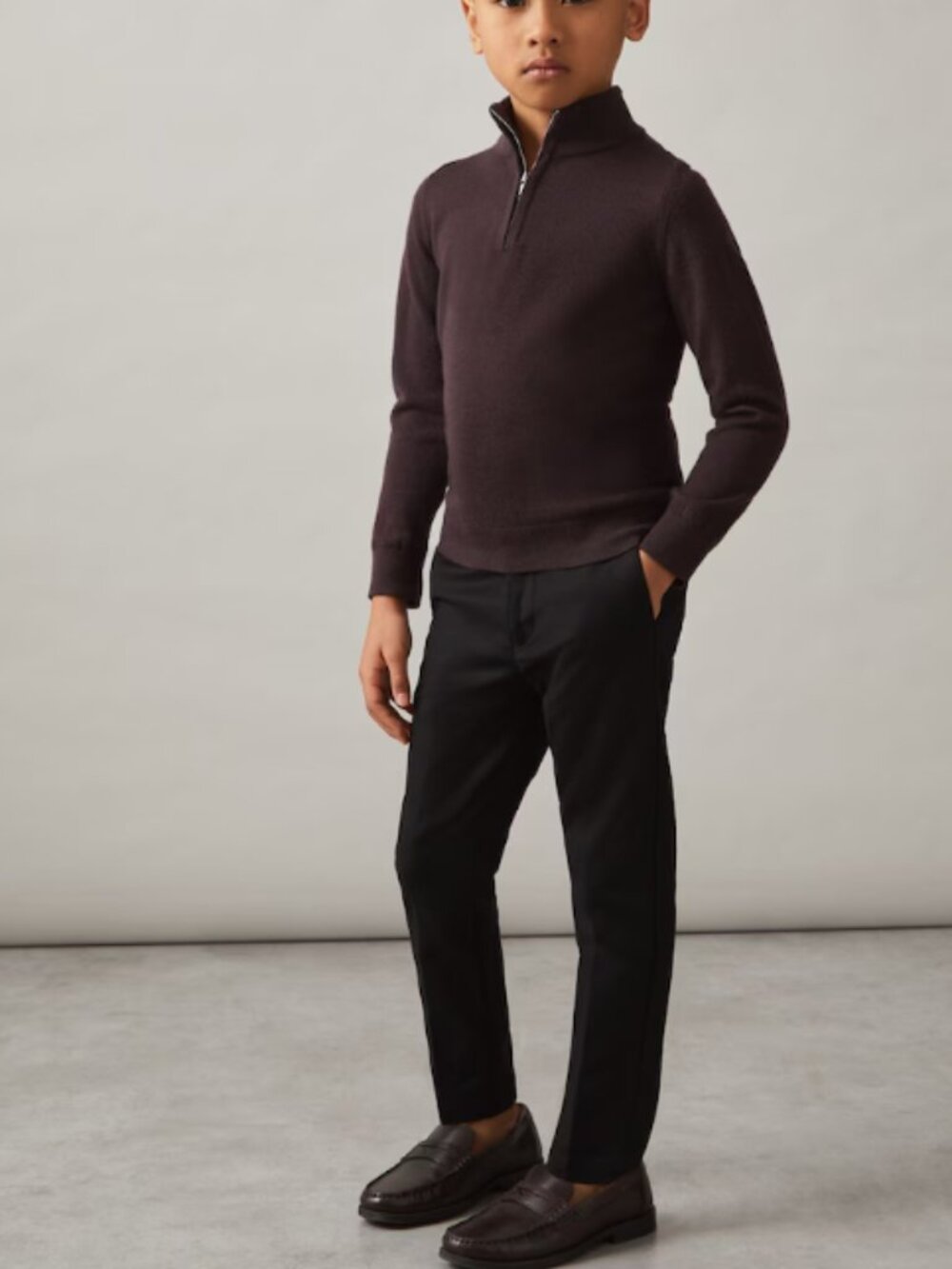 Reiss Boys Black Slim Dress Pants Formal Trousers 11-12Y NWT